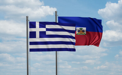 Guinea and Greece flag