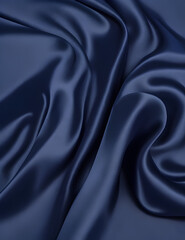 Fototapeta premium Silk blue, full frame