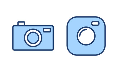 Camera icon vector. photo camera sign and symbol. photography icon.