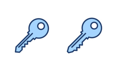 Key icon vector. Key sign and symbol.