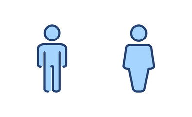 Obraz premium Man icon vector. male sign and symbol. human symbol