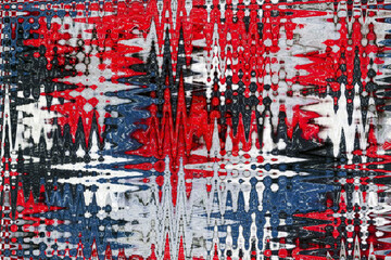 Digital,abstract background work with red, blue, white and black colors,