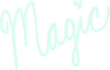 Obraz premium pastel playful decorative word art vectors