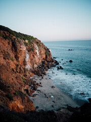 beach cliffs