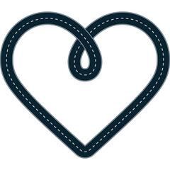 road heart frame © lunarts_studio