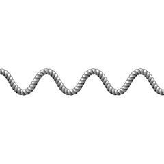 rope wavy line