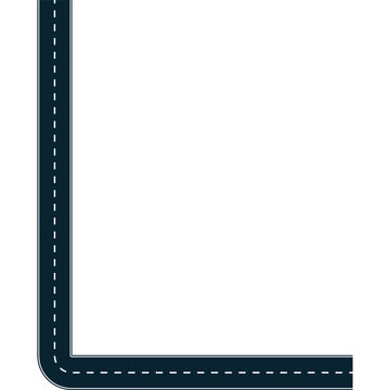 road corner border