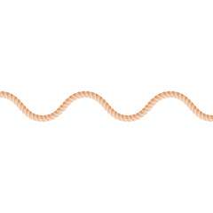 rope wavy line