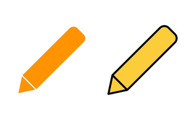 Pencil icon set for web and mobile app. pen sign and symbol. edit icon vector