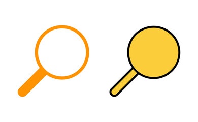 Search icon set for web and mobile app. search magnifying glass sign and symbol