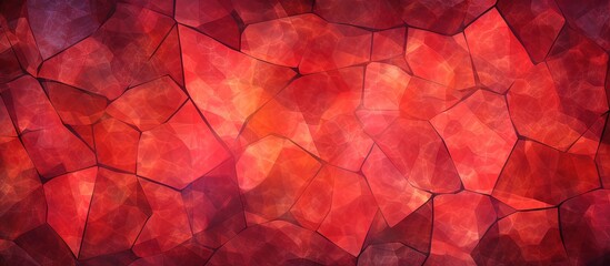 Abstract background and pattern for designers with a textured red light.