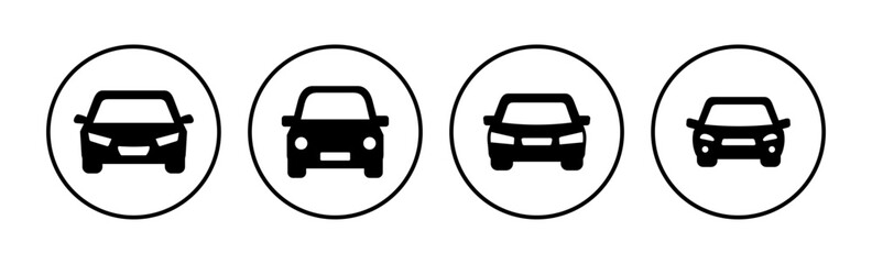 Car icon vector. Car sign. sedan