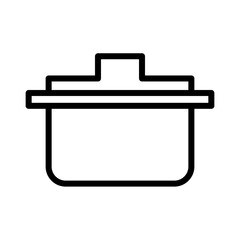 Cook Cuisine Pot Outline Icon