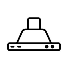 Cooker Cooking Hood Outline Icon
