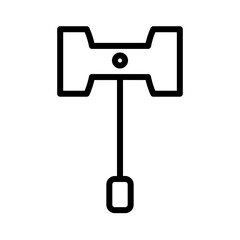 Hammer Labor Tool Icon