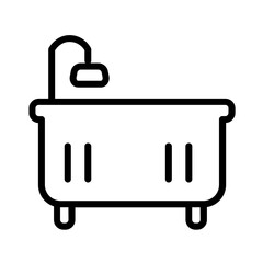 Bath Shower Toilet Icon