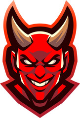 Devil head esport mascot