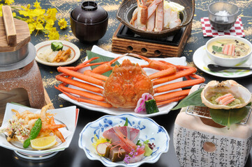 ずわい蟹　会席　和食　定食　ランチ © JAPAN PRO