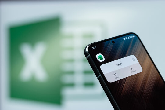 Managing Microsoft office excel app