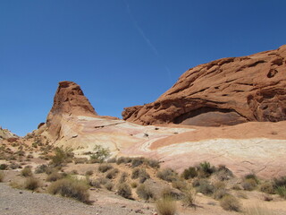 Fototapeta premium Paysage de la vallée de feu.
