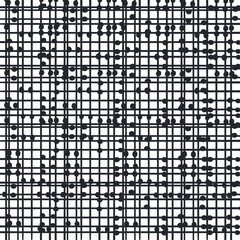Fototapeta premium A lattice with thin rods and outgrowths forms a checkered texture.