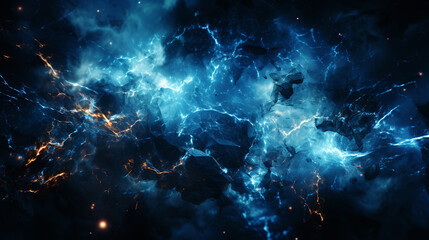 Fototapeta premium Background of lightning strikes above the clouds