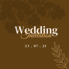 Wedding Invitation MINIMALIST 18