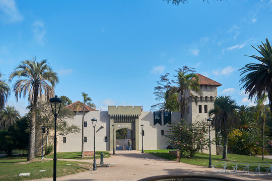 Rodo Park Castle in Montevideo Uruguay. Mar&iacute;a Stagnero de Munar Children's Library
