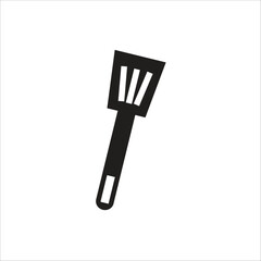 spatula vector icon line template