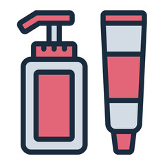 Toiletries Supplies filled line icon