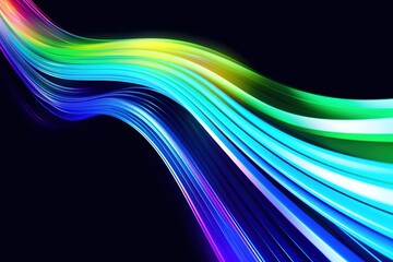 abstract futuristic background with pink blue glowing neon moving high speed wave lines and bokeh lights. Data transfer concept Fantastic wallpaper