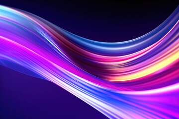abstract futuristic background with pink blue glowing neon moving high speed wave lines and bokeh lights. Data transfer concept Fantastic wallpaper