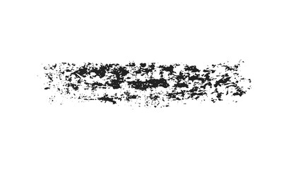 Black brush vector, paintbrush stroke minus sign, grunge texture