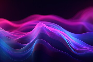 Naklejka premium abstract futuristic background with gold PINK blue glowing neon moving high speed wave lines and bokeh lights. Data transfer concept Fantastic wallpaper