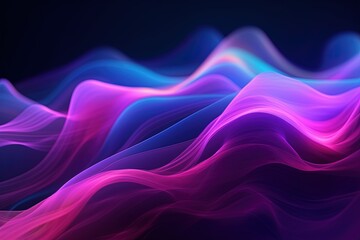 abstract futuristic background with gold PINK blue glowing neon moving high speed wave lines and bokeh lights. Data transfer concept Fantastic wallpaper
