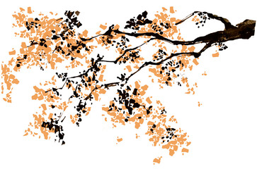 flower tree illustration