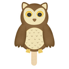 Owl Halloween Ice Cream