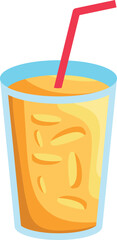 Fototapeta premium fruit drink of orange