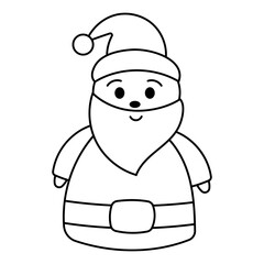 santa claus christmas new year holiday grandpa