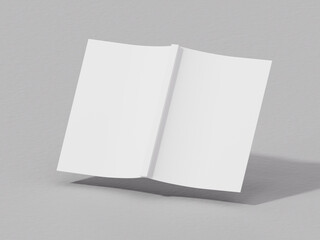 Floating Inverted Open Notebook Product Photo