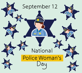 National Police Womans Day is celebrated every year on 12 september.
