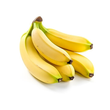 bananas isolated on white 