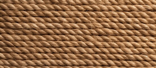 Natural jute fiber as trendy fashion element, with thin rope texture design for business card, flyer, tiles, and textile printing.