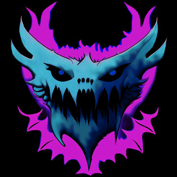 HALLOWEEN MASK DEMON DARK