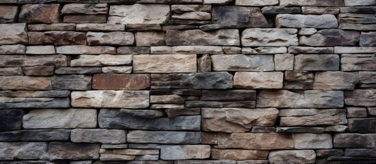 Wall stone texture in architecture.
