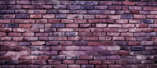 Create textured brick wall design in purple for various uses.