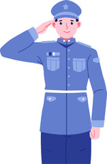 Memorial Day Character Illustration
