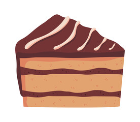 cake slice dessert icon