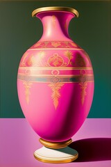 vase with flower generated by AI