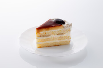 甘くて美味しそうな栗のケーキ